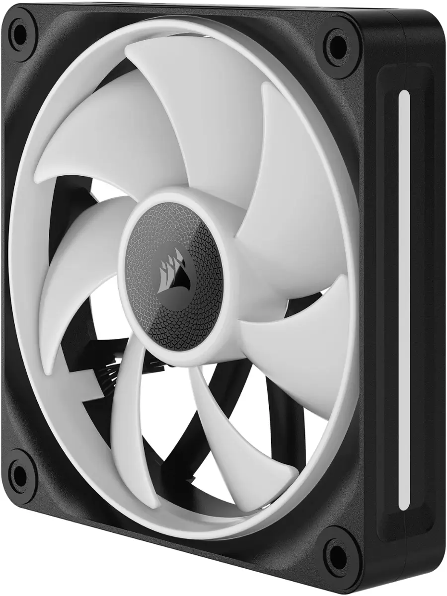 Alt View 20. CORSAIR - CUE LINK LX120 RGB 120mm PWM Fans Starter Kit (3-pack) - Black.