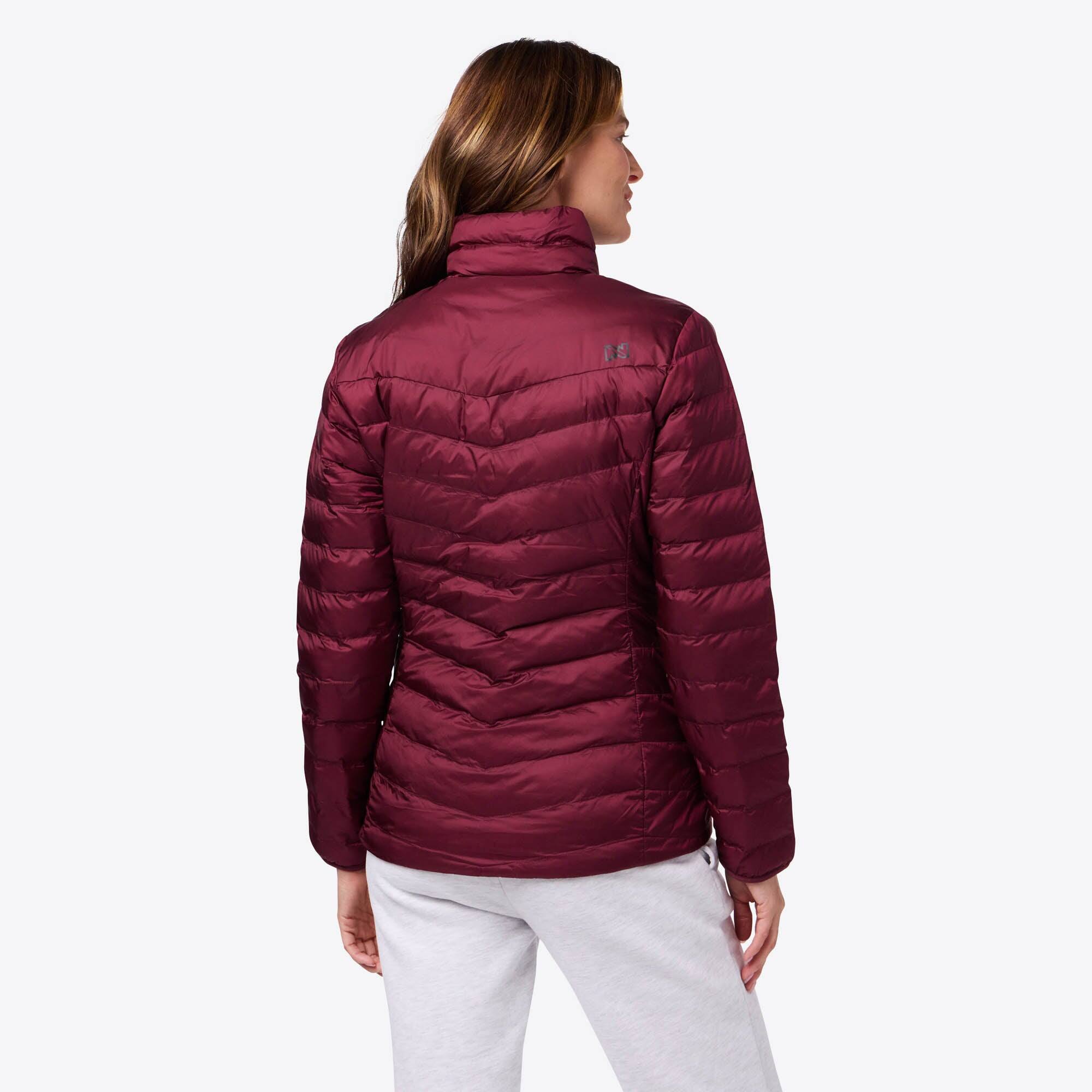 Back. Mobile Warming - Women's Backcountry Xtera Heated Jacket - Burgundy.