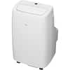 Front. LG - 300 Sq. Ft. 7,300 BTU DOE Smart Portable Air Conditioner - White.