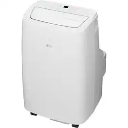 LG - 300 Sq. Ft. Smart Portable Air Conditioner 7,300 BTU - White