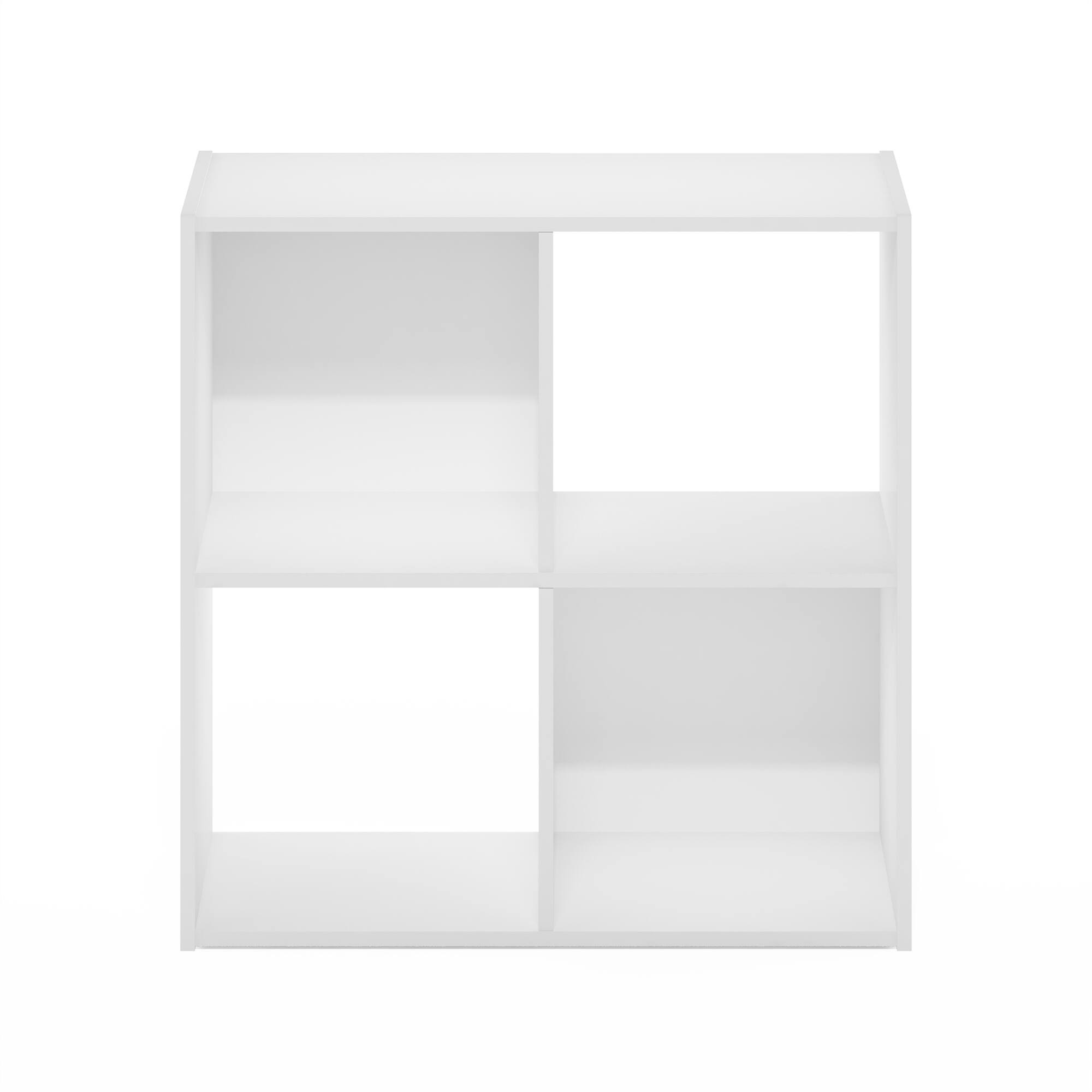 Alt View 1. Furinno - Pelli Cubic Storage Cabinet, 2x2 - White.