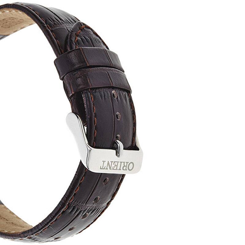 Angle. Orient - 2nd Generation Bambino Classic Automatic FAC00009N0 TAC00009N0 Mens Watch Leather Strap Champagne Dial 30M - Champagne Dial.