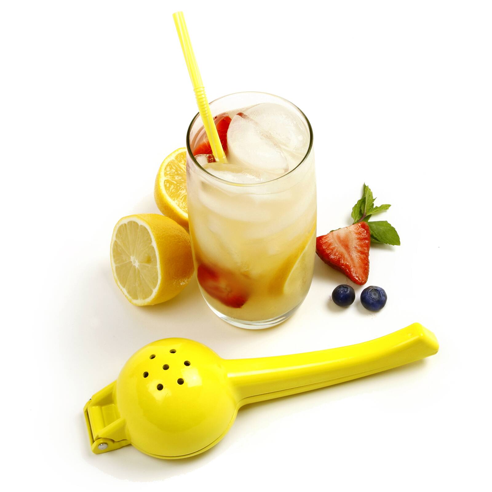 Alt View 3. Norpro - Aluminum Lemon Juicer, Yellow - Yellow.