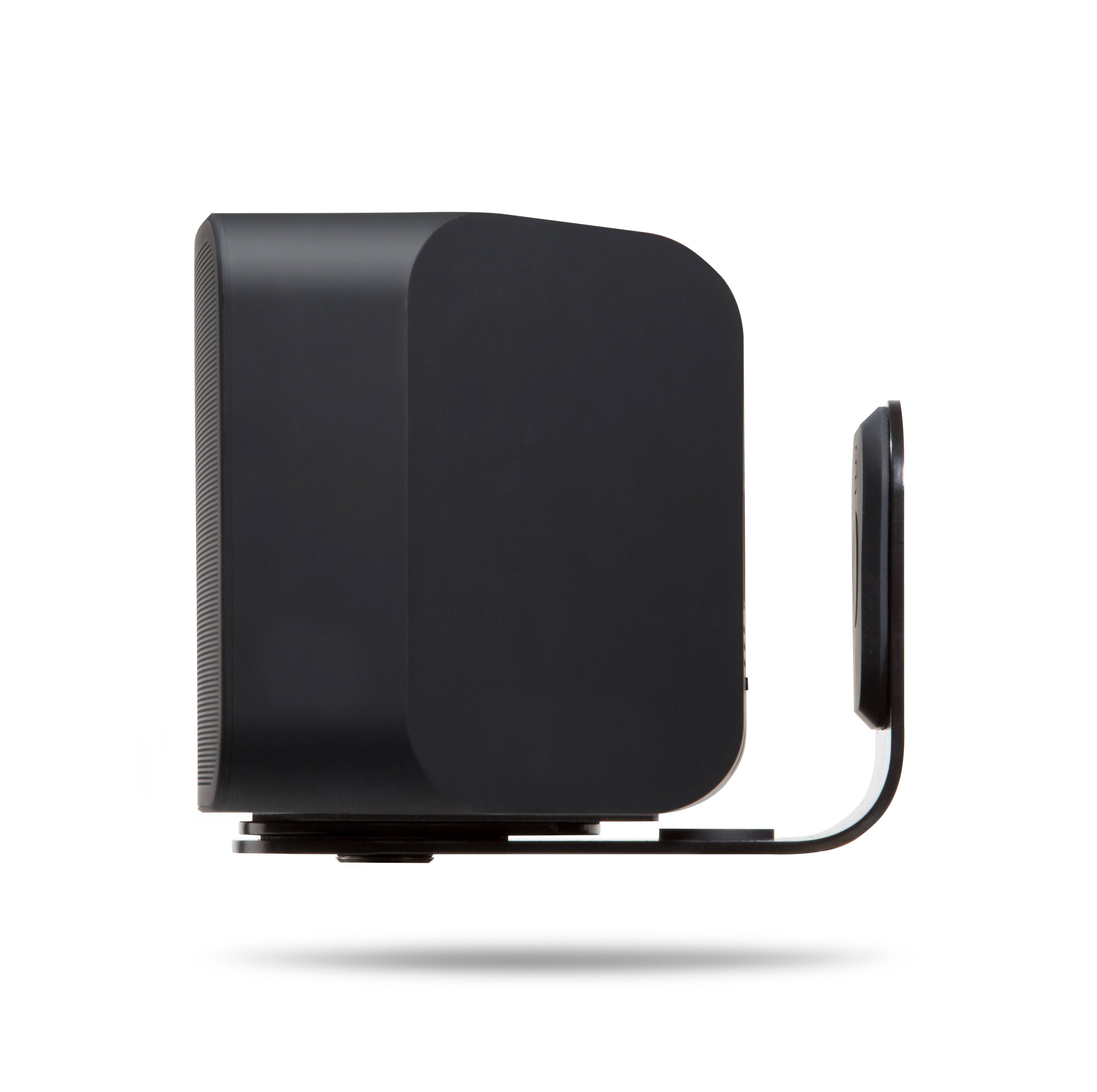 Left. Bluesound - Bluesound PULSE WM200 Wall Mount Bracket - Black - Black.