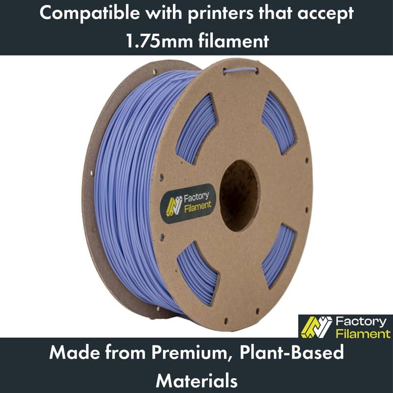 Compatible with printers that accept 1.75mm filament

Made from Premium, Plant-Based Materials