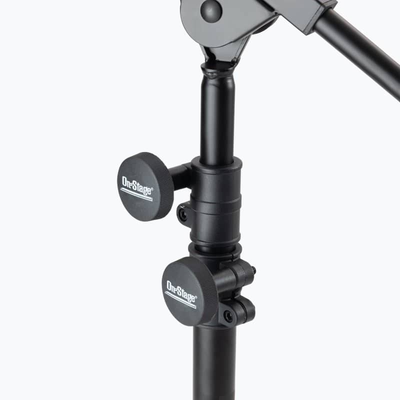 On Stage Stands - On Stage SMS7650 Hex-Base Studio Boom Microphone Stand