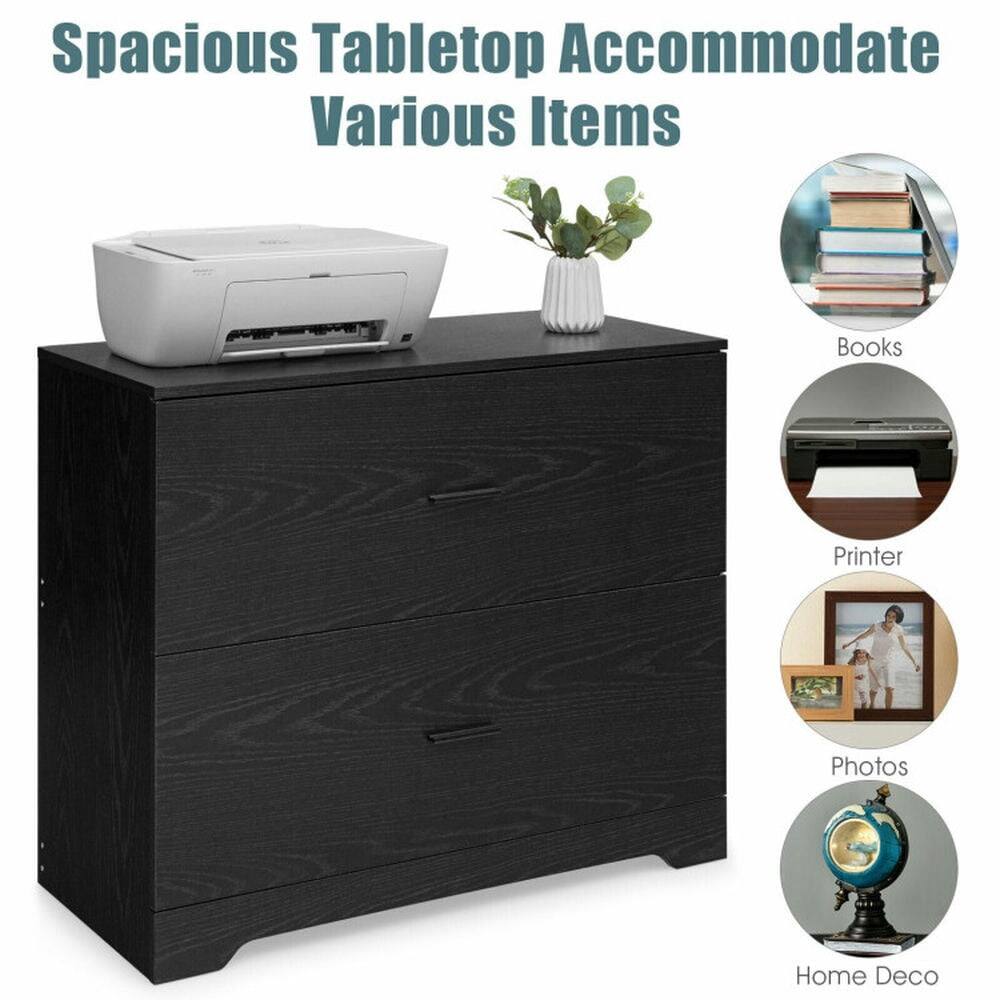 Spacious Tabletop Accommodate Various Items

- Books
- Printer
- Photos
- Home Decor