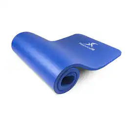 ProsourceFit - Extra Thick Yoga and Pilates Mat, 1-in - Blue