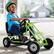 Alt View 4. hauck - hauck Ergonomic Pedal Ride On Go Kart Toys for Boys and Girls Ages 4 to 8, Green - Race Green.