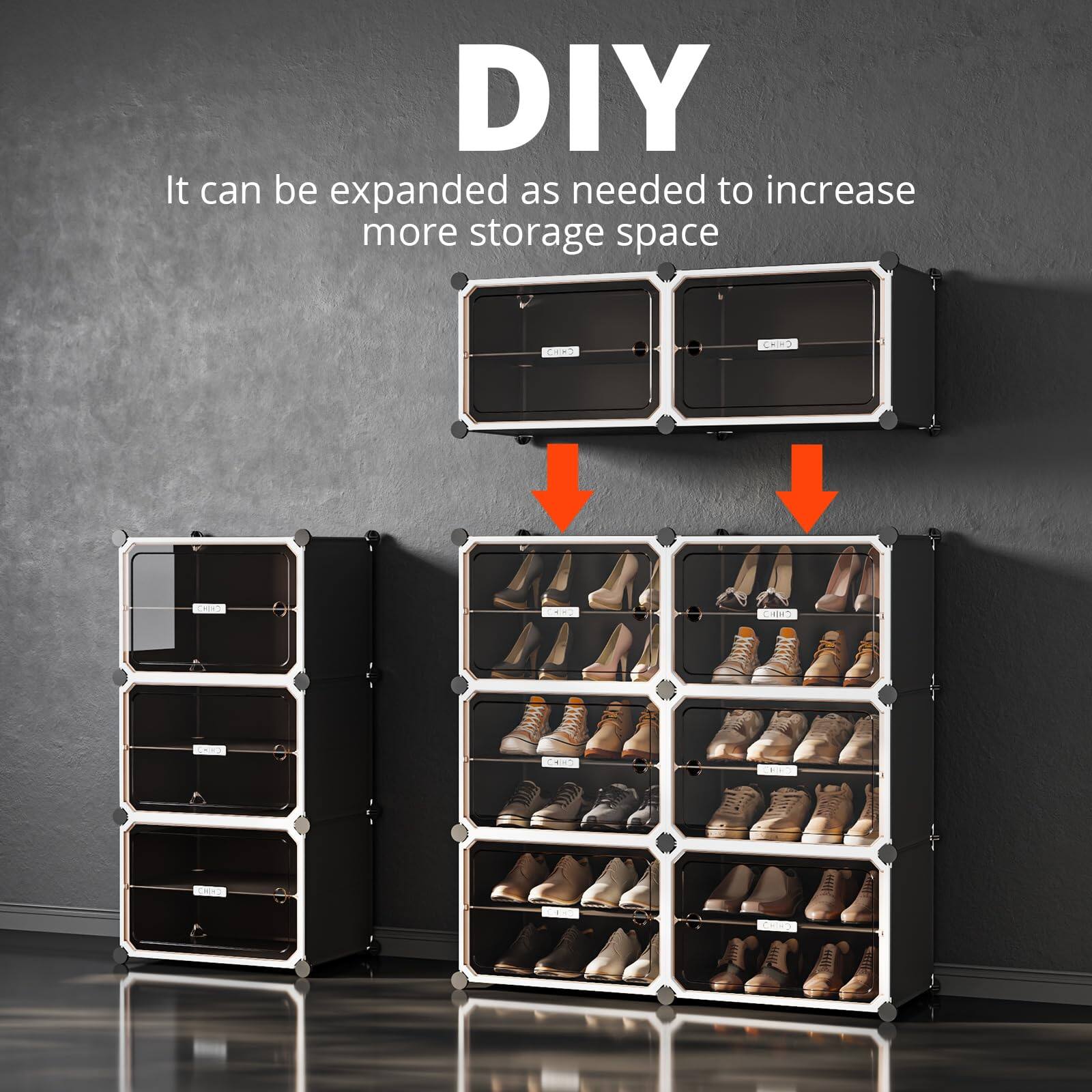 DIY  
It can be expanded as needed to increase more storage space