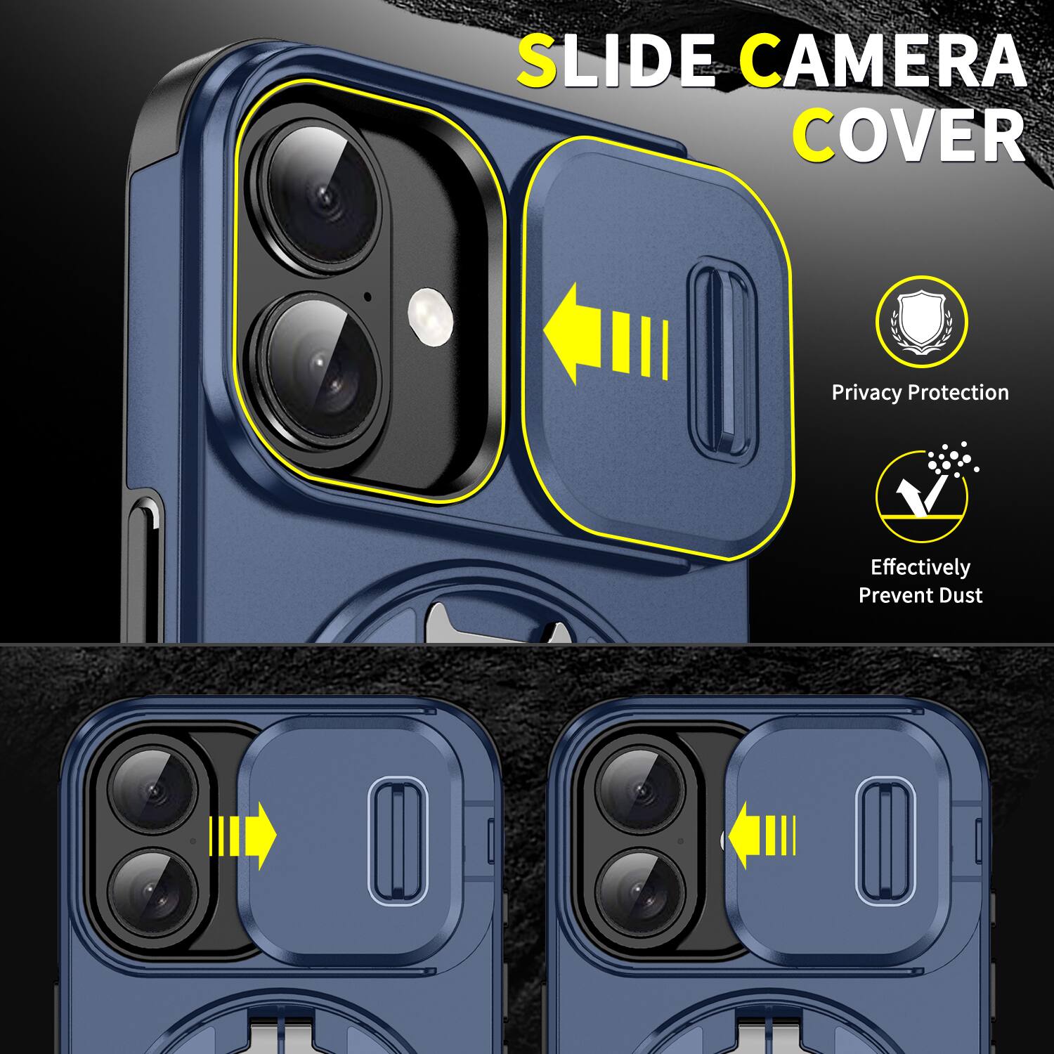 SLIDE CAMERA COVER

Privacy Protection  
Effectively Prevent Dust