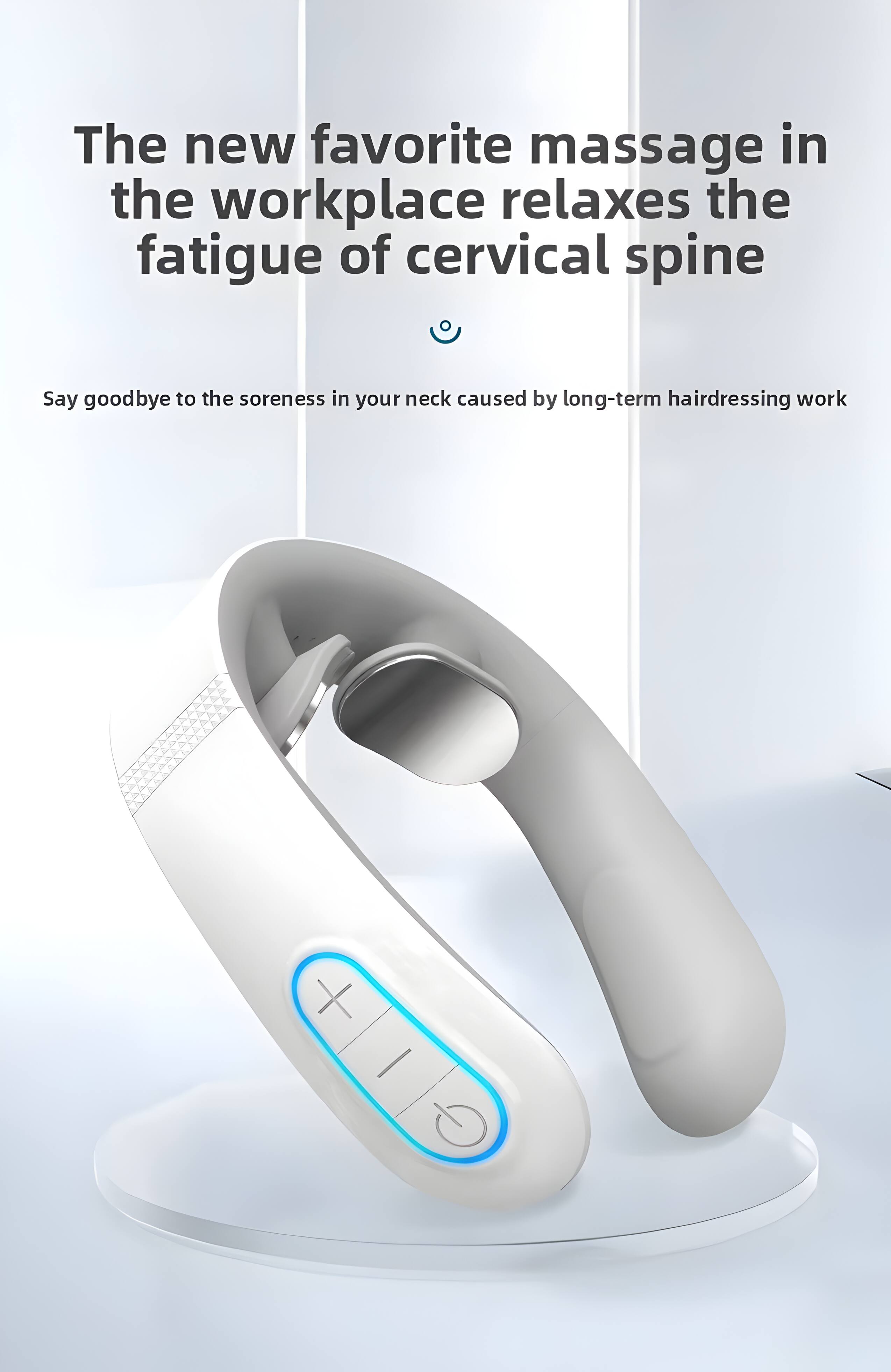 The new favorite massage in the workplace relaxes the fatigue of cervical spine

Say goodbye to the soreness in your neck caused by long-term hairdressing work