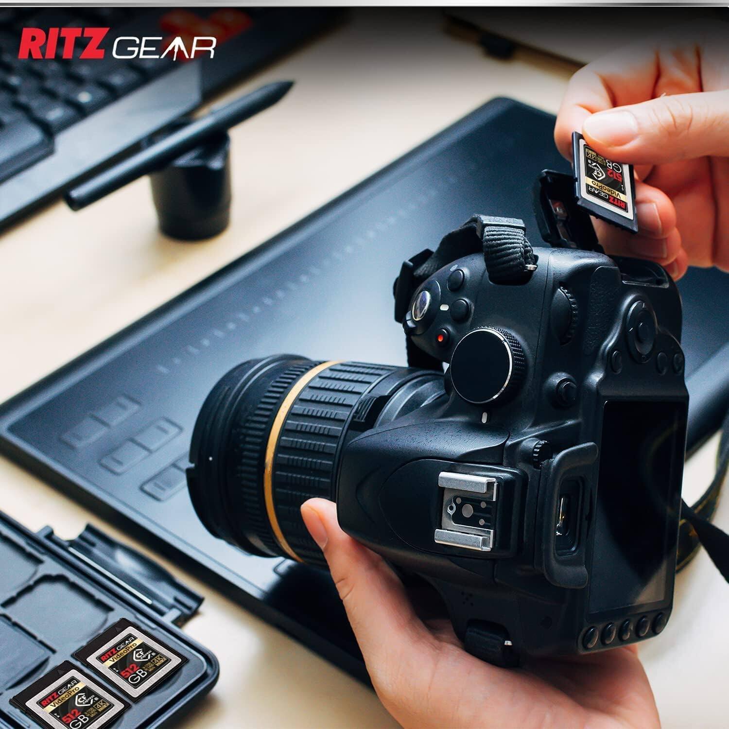 Ritz Gear 512GB CFexpress Type B Memory Card, 1700MB/s Read