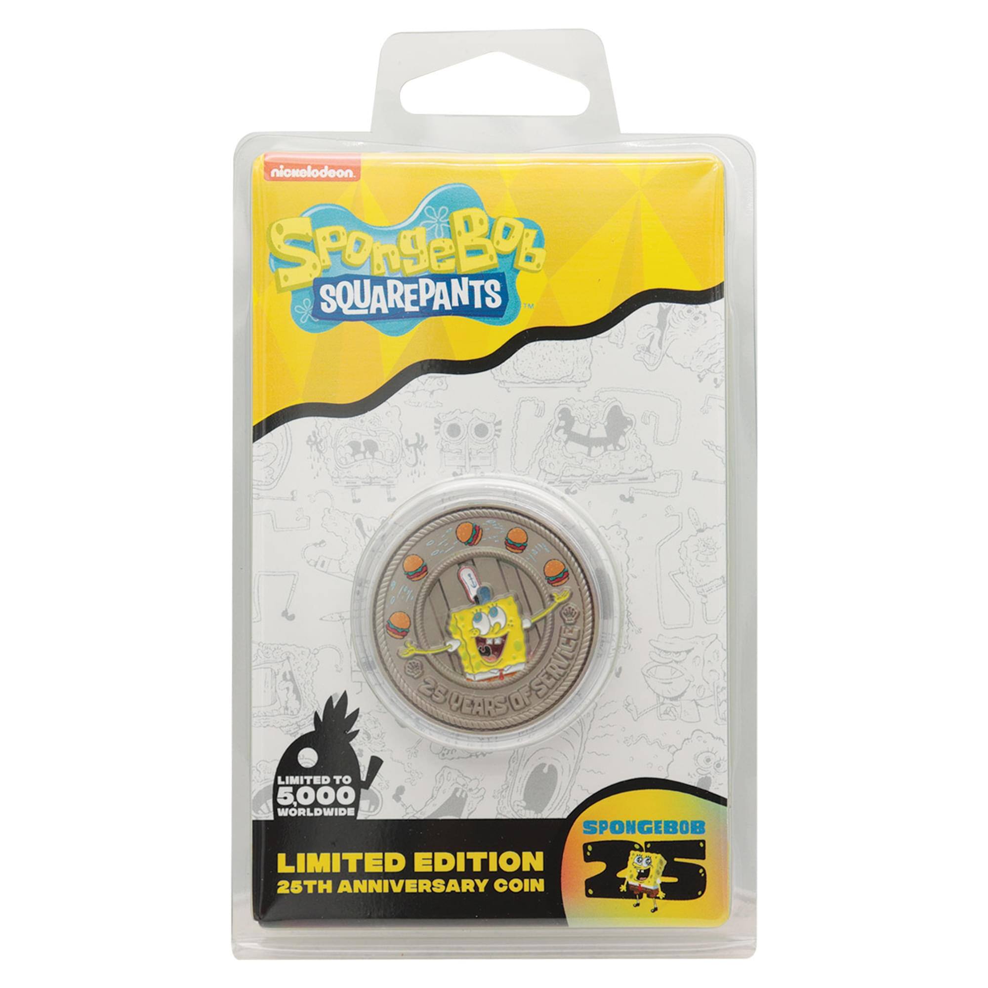 Nickelodeon SpongeBob SquarePants Limited to 5,000 Worldwide SpongeBob Limited Edition 25th Anniversary Coin