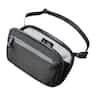 ALPAKA - Tech Organizer Sling Bag 1.5L with Strap, Accordion Opening, 9 Pockets, Fits Kindle, Weatherproof Fabric, YKK Zippers - Black Axoflux 600D