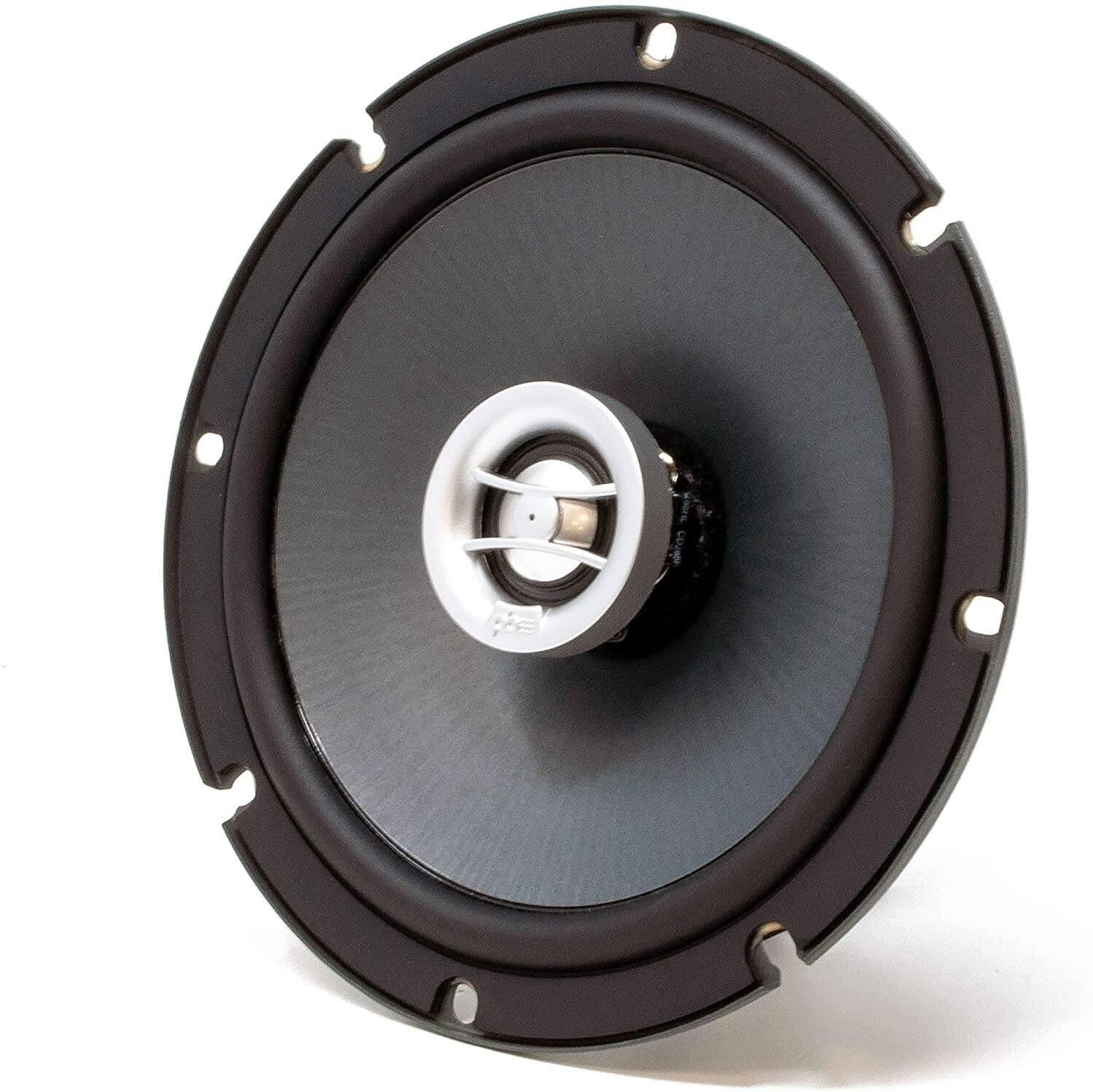 Alt View 12. Powerbass - OE Series 6.5in.2-Way Coaxial Speaker with Grey Injection Molded PP and Carbon Fiber Cone - black.