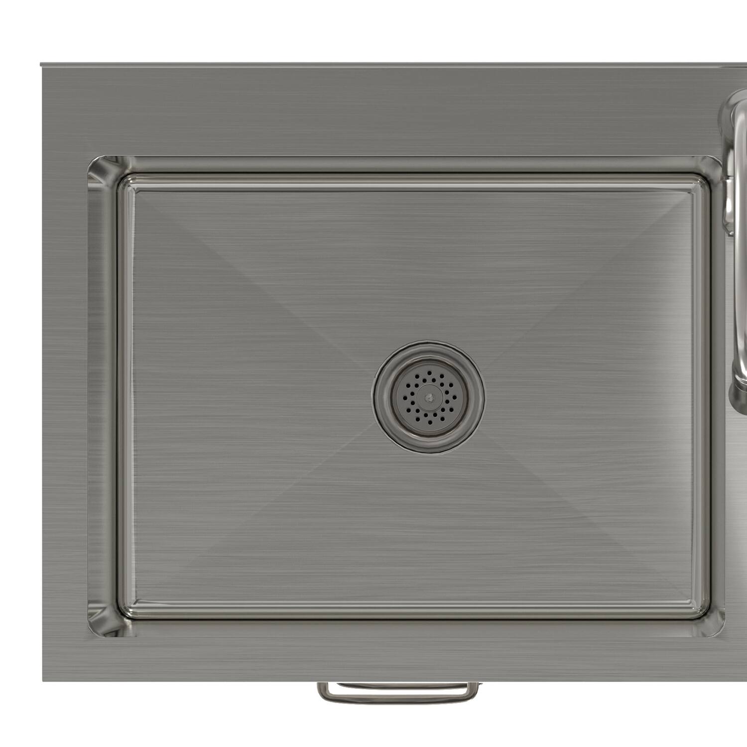 Alt View 2. Simpli Home - Darwin All-In-One 46-inch Laundry Utility Sink and Cabinet - Pure White.