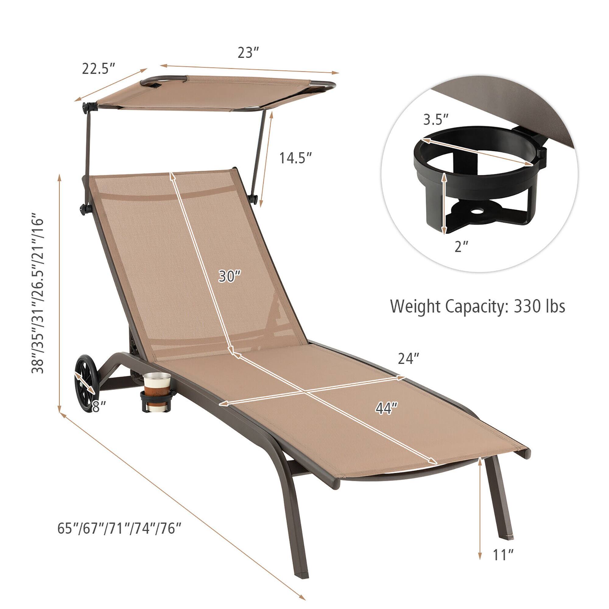 - 22.5"
- 23"
- 3.5"
- 38"/35"/31"/26.5"/21"/16"
- 8"
- 30"
- 14.5"
- 2"
- Weight Capacity: 330 lbs
- 24"
- 44"
- 65"/67"/71"/74"/76"
- 11"