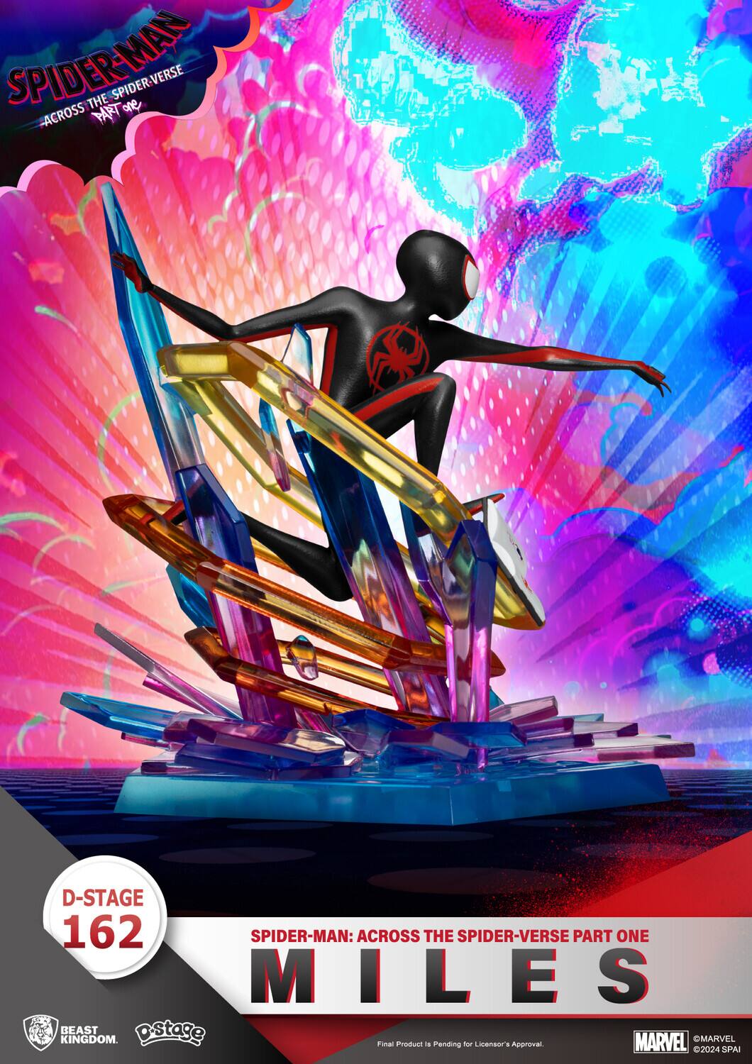 SPIDER-MAN: ACROSS THE SPIDER-VERSE PART ONE - MILES BEAST KINGDOM. MARVEL MARVEL Final Product Pending for Licensor Approval 02024 SPIDER-MAN: ACROSS THE SPIDER-VERSE PART ONE MILES BEAST KINGDOM. MARVEL MARVEL Final Product Pending for Licensor Approval 02024