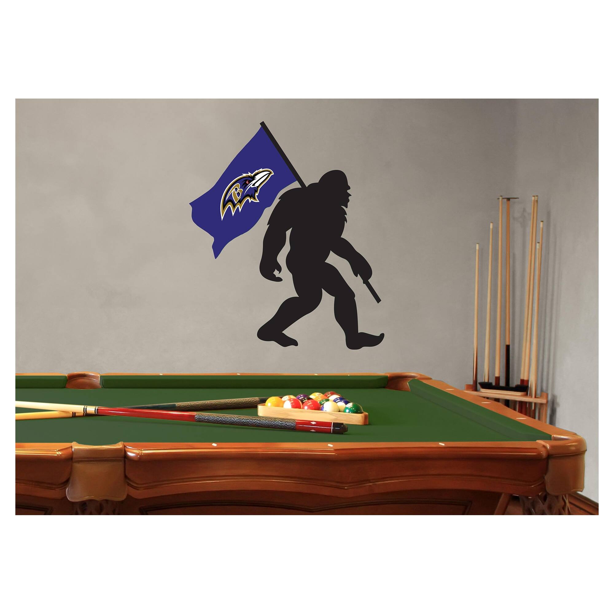 Baltimore Ravens Bigfoot Decal