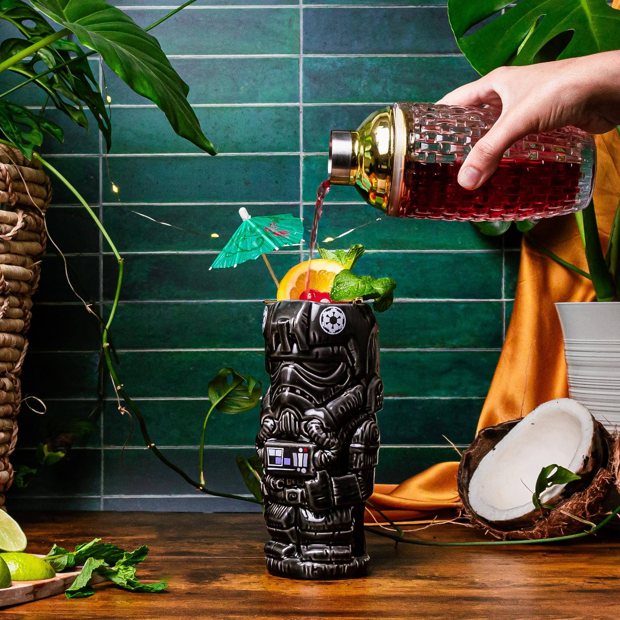 Alt View 10. Star Wars - Geeki Tikis Star Wars TIE Fighter Pilot Ceramic Mug | Holds 18 Ounces - Black.