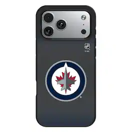 Keyscaper - NHL - Winnipeg Jets Bump Case with 8.2ft Drop Protection - 16 Plus - Black