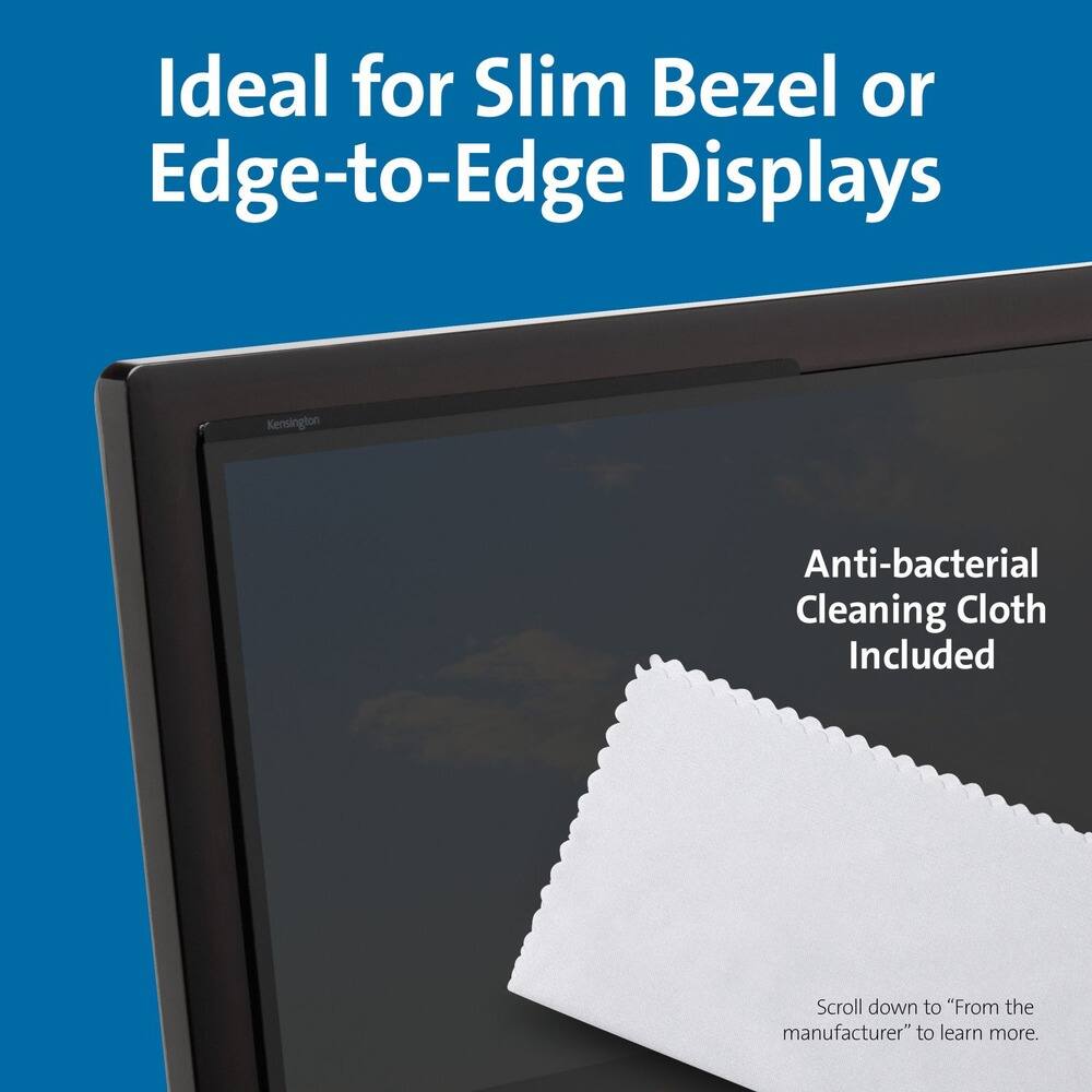Ideal for Slim Bezel or Edge-to-Edge Displays

Anti-bacterial Cleaning Cloth Included

Scroll down to "From the manufacturer" to learn more.