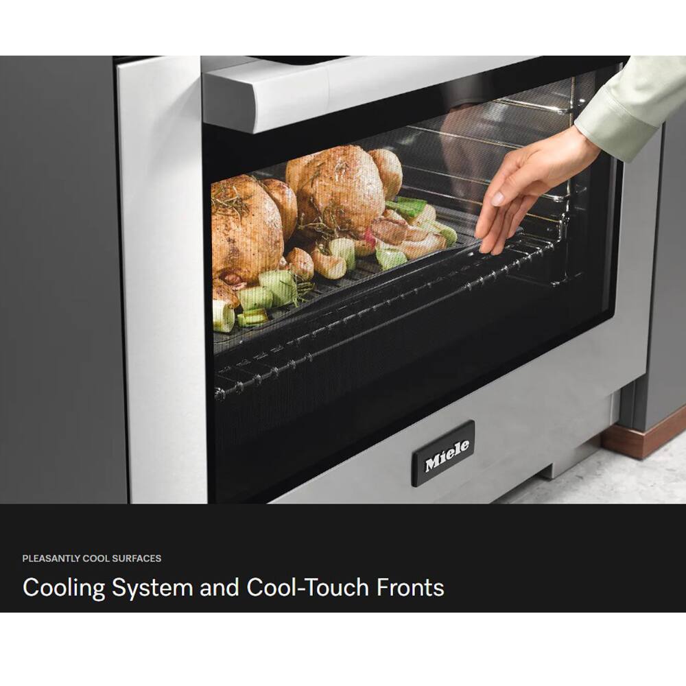 Miele, PLEASANTLY COOL SURFACES, Cooling System and Cool-Touch Fronts