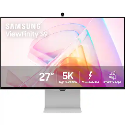 SAMSUNG ViewFinity S9 27" 5K high resolution Thunderbolt 4 Smart TV Apps