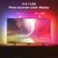 The text on the image reads: "4 in 1 LED More accurate color display Other LED 4 in 1 LED." This text is grouped and corrected as follows:

"4 in 1 LED: More accurate color display. Other LED: 4 in 1 LED."
