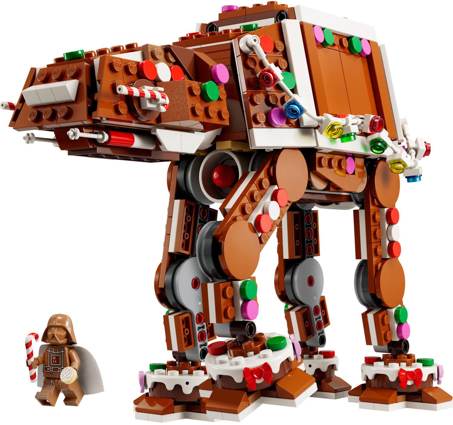 Angle. LEGO - Star Wars Gingerbread AT-AT Walker 40806.