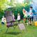 Alt View 4. Costway - Costway Folding Recliner Zero Gravity Lounge Chair W/ Shade Canopy Cup Holder - Gray.