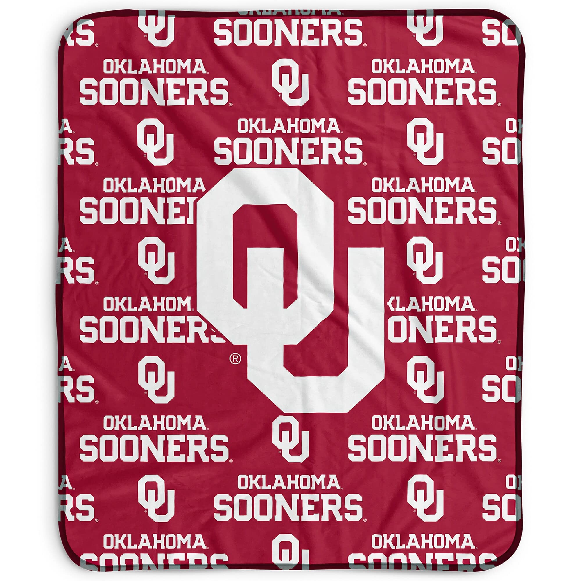 Pegasus - Oklahoma Sooners 50" x 60" Repeat Wordmark Fleece Blanket - Multicolor