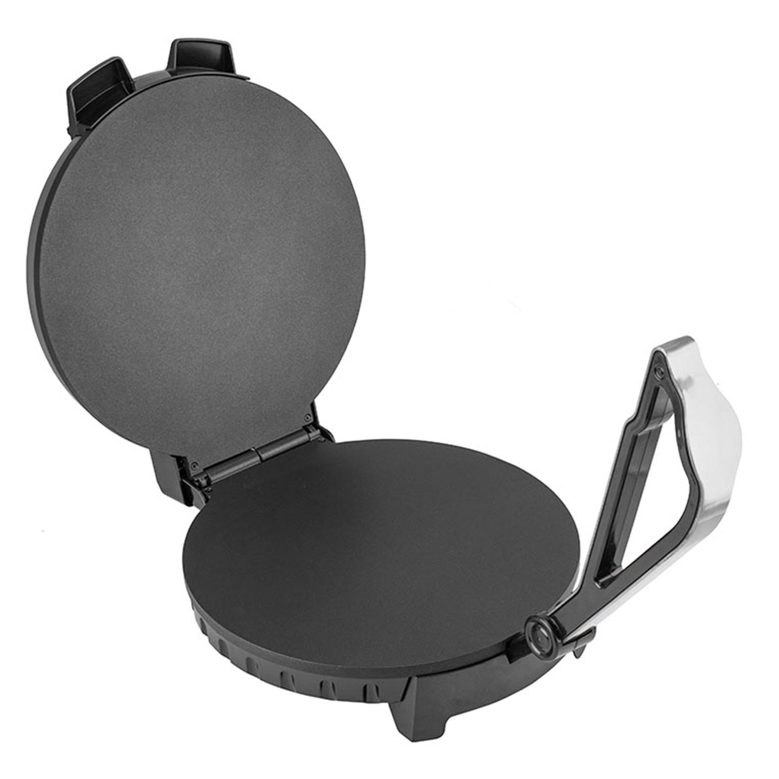 Alt View 2. Brentwood - Brentwood 12 Inch Stainless Steel Nonstick Electric Tortilla Maker - Silver.