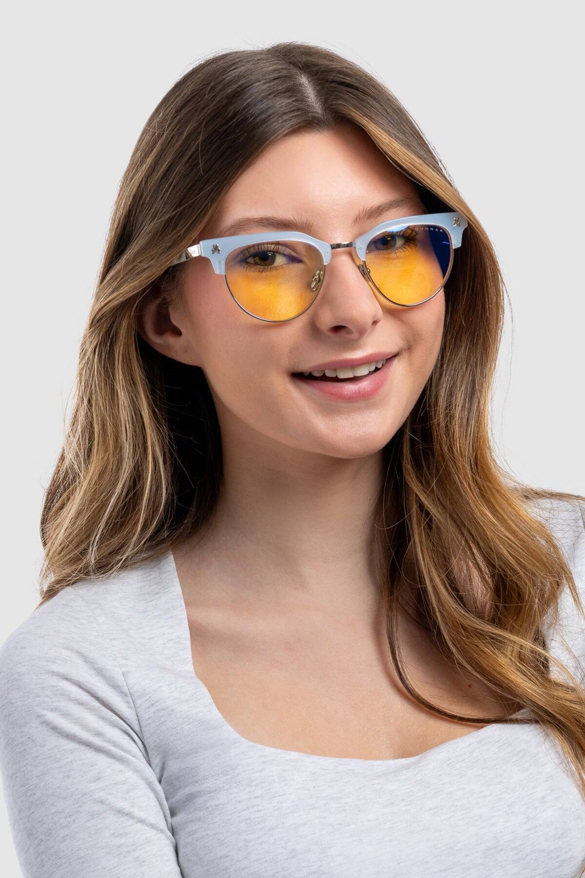 Alt View 2. GUNNAR - GUNNAR Computer Glasses  - tokidoki California Dreamin', Beach Blue, Amber Lens - Blue Light Blocking, Relieve Dry Eye - Beach Blue.