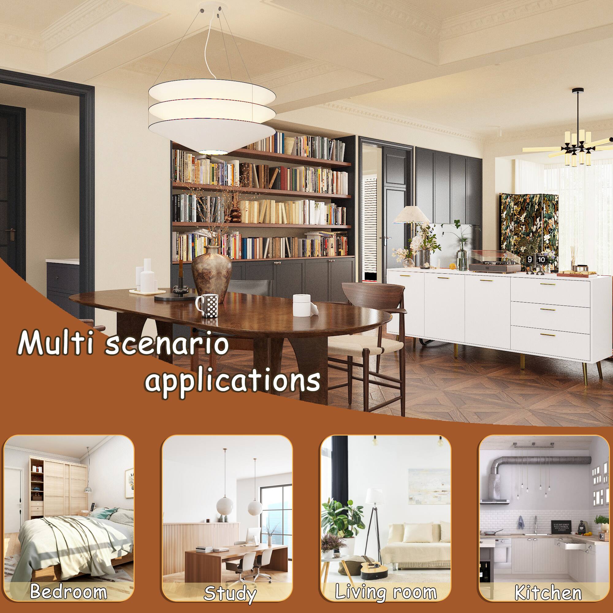 Multi scenario applications
Bedroom
Study
Living room
Kitchen