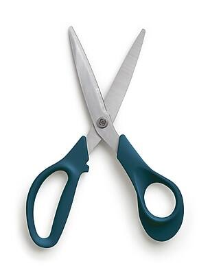 Alt View 1. TRU RED - 8" Stainless Steel Scissors, Straight Handle - Teal.