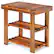 Alt View 13. Costway - 3-Tier Wood Shoe Rack 19' Shoe Bench Freestanding Boots Organizer Heavy-duty - Teak.
