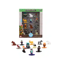 Set of 12 Diecast Figures "Minecraft" Video Game Wave 2 "Nano Metalfigs" Series Diecast models by Jada