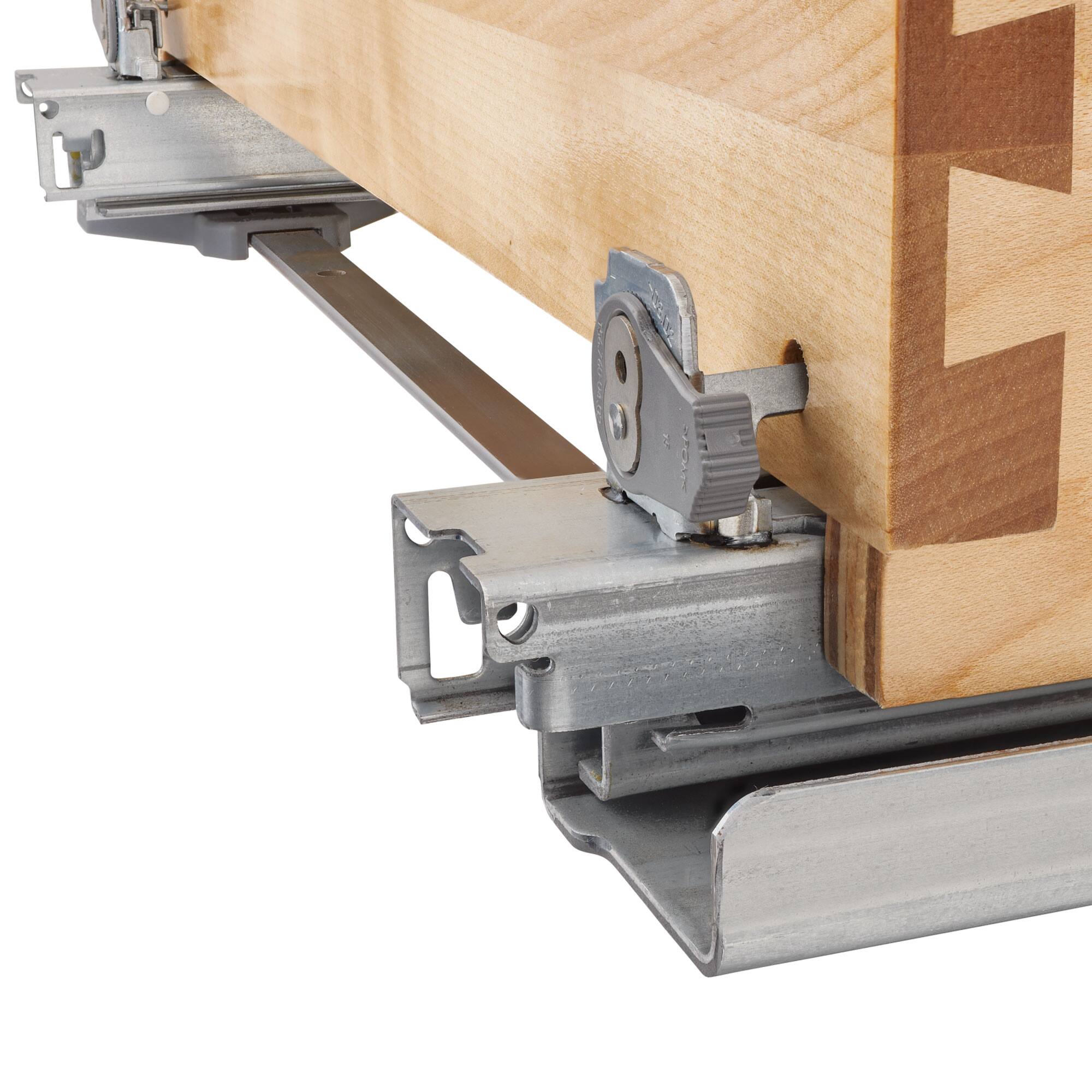 Alt View 5. Rev-A-Shelf - Rev-A-Shelf 14.75" Pullout Kitchen Cabinet Organizer Soft-close, 448-BCSC-14C - Light Brown.