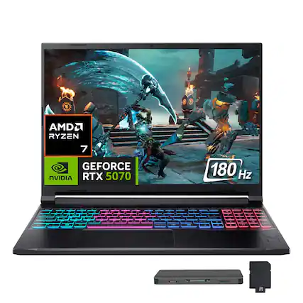 AMD Ryzen 7, GeForce NVIDIA RTX 5070, 180 Hz