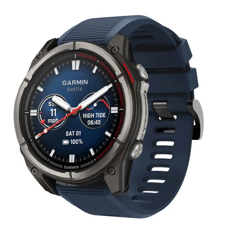 GARMIN QUATIX SS 11 mph HIGH TIDE 06:45 SAT 01 100% GARMIN