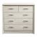 Front. CorLiving - Newport 5 Drawer Dresser - White Washed Oak.