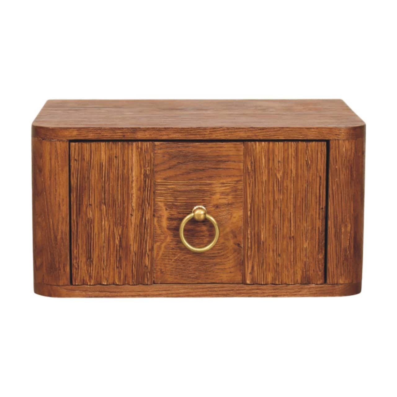 Artisan Furniture - Solid Wood Aurelia Wall Bedside - Brown
