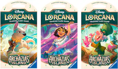 Archazia's Island Disney Lorcana Sleeved Booster Pack Archazia's Island Disney Lorcana Sleeved Booster Pack
