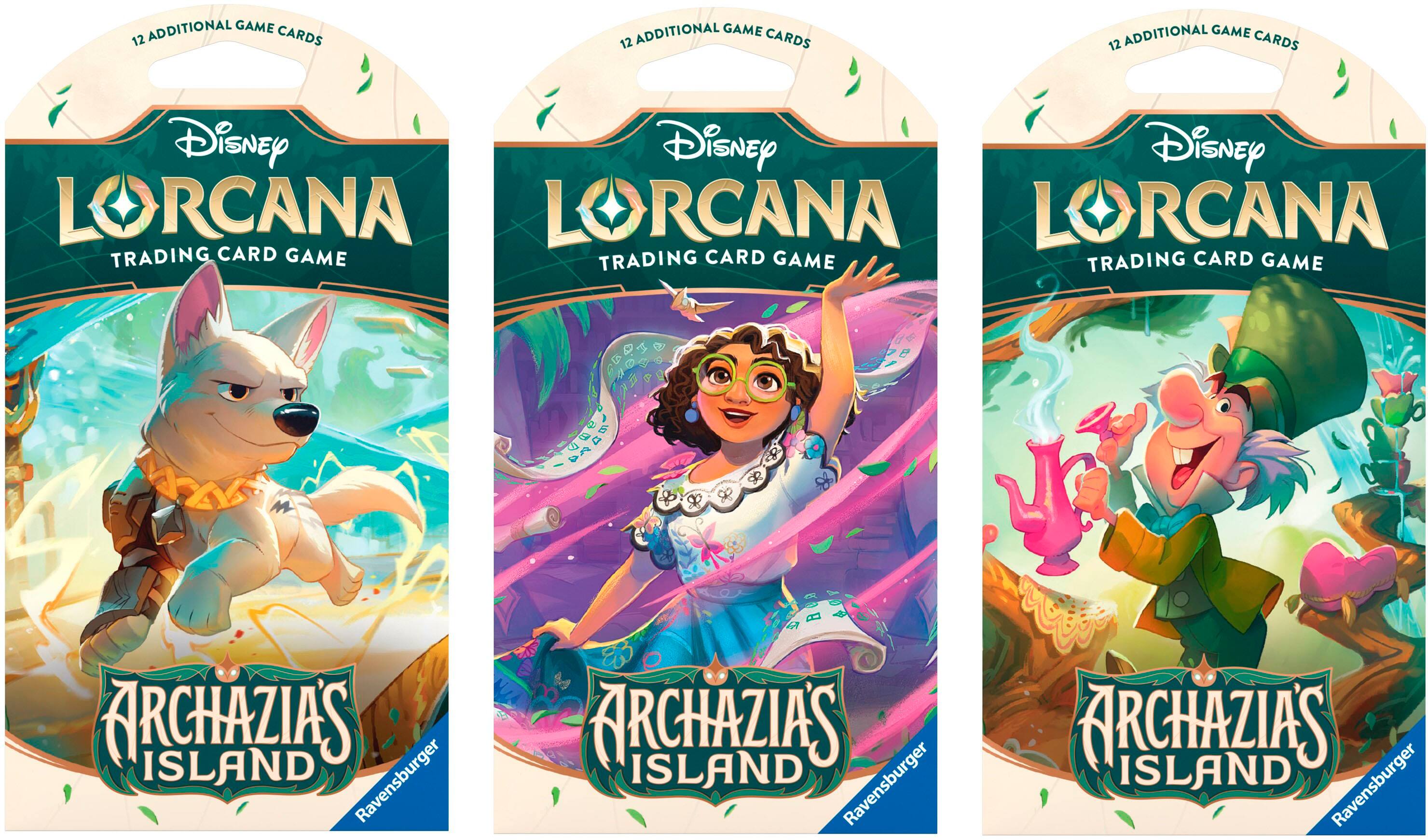 ADDITIONAL GAME 12 CARDS Disney LORCANA Trading Card Game Disney LORCANA Trading Card Game Disney LORCANA Trading Card Game ARCHAZIAS ISLAND Ravensburger ARCHAZIAS ISLAND Ravensburger ARCHAZIAS ISLAND Ravensburger