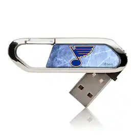Keyscaper - St. Louis Blues Ice Flood Clip USB Flash Drive-16 GB USB-C - Multicolor
