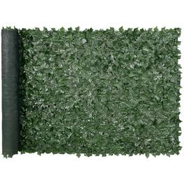 VEVOR - Privacy Ivy Fence, 59 x 118in Artificial Wall Screen, Greenery Ivy Fence with Mesh Cloth Backing - Green