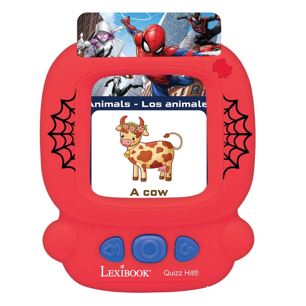 Animals - Los animales  
A COW  
LEXIBOOK Quizz Hit