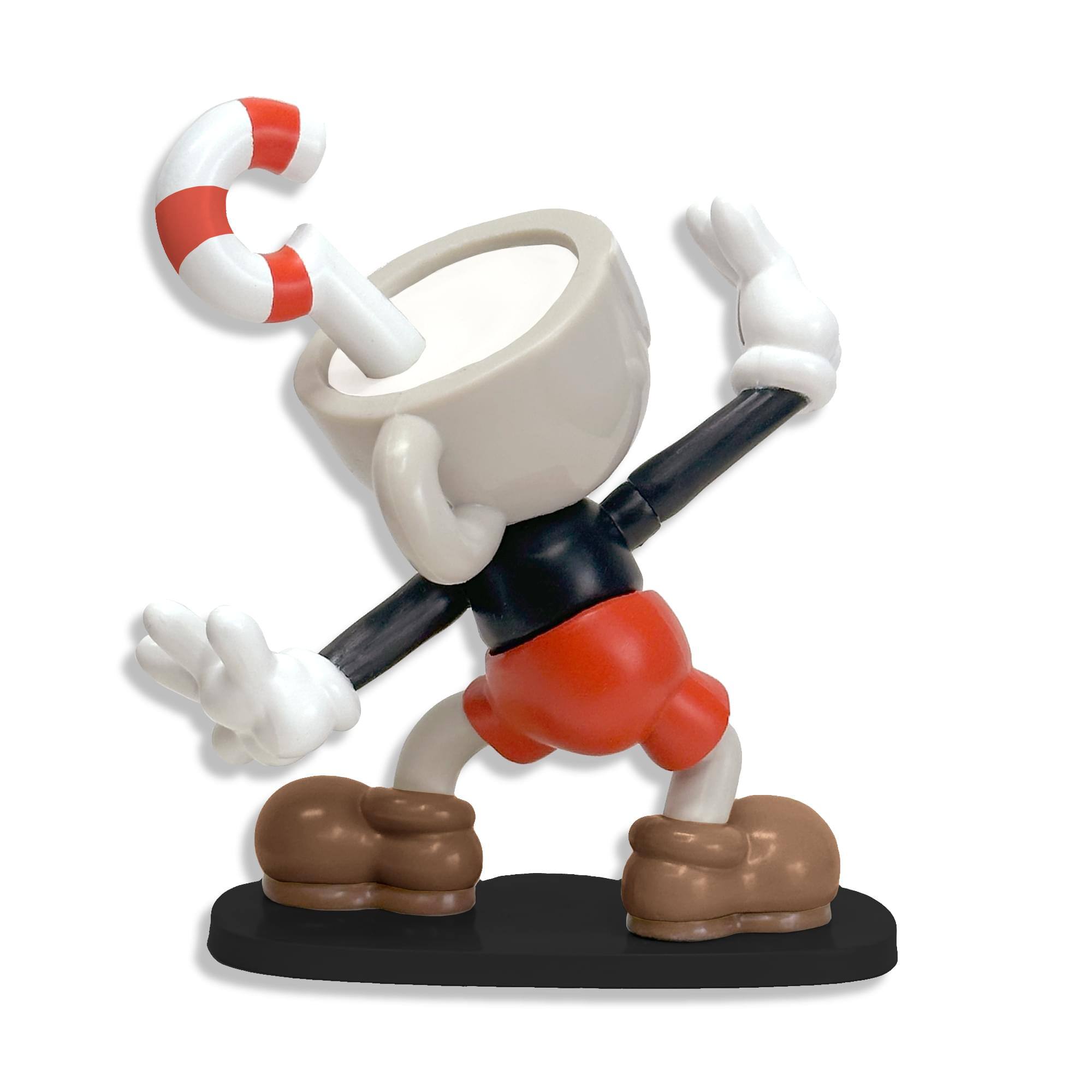 Alt View 3. Toynk - Cuphead Create-A-Figure 3-Inch Mini Figure | Cuphead - Red.
